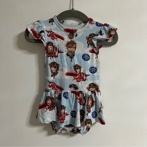 ✨NWT✨ Posh Peanut Amelia Earhart Twirl Skirt Bodysuit